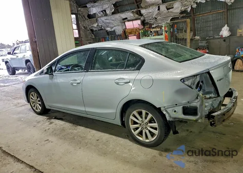 2012 Honda Civic Ex from USA, damaged, VIN 2HGFB2F85CH518751